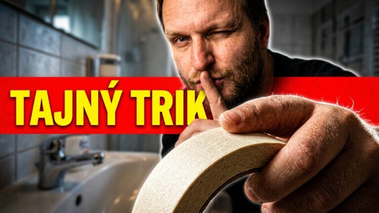 Jak silikonovat pomocí papírové pásky